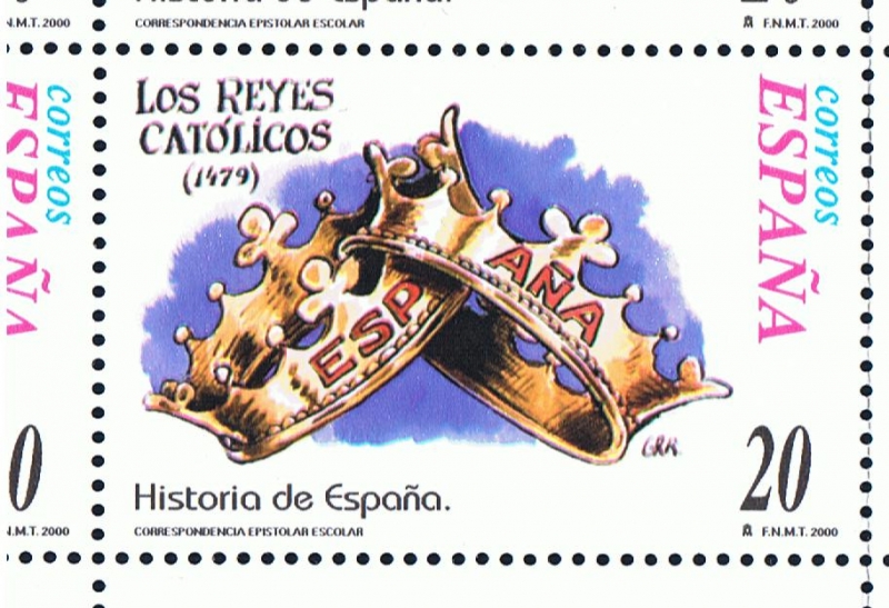 Edifil  3755  Correspondencia Epistolar Escolar. Historia de España.  