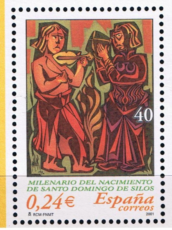 Edifil  3818 SH  Milenario del nacimiento de Santo Domingo de Silos.  