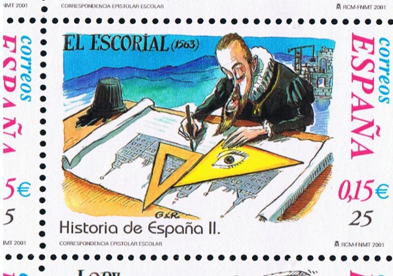 Edifil  3829  Correspondencia Epistolar Escolar. Historia de España.  