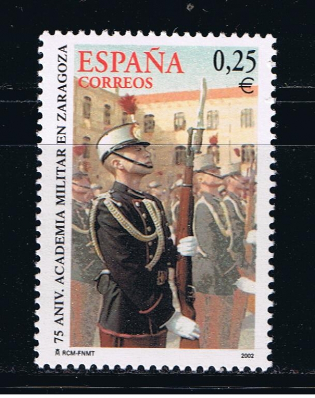 Edifil  3886  75º aniver. de la Academia Militar General de Zaragoza. 