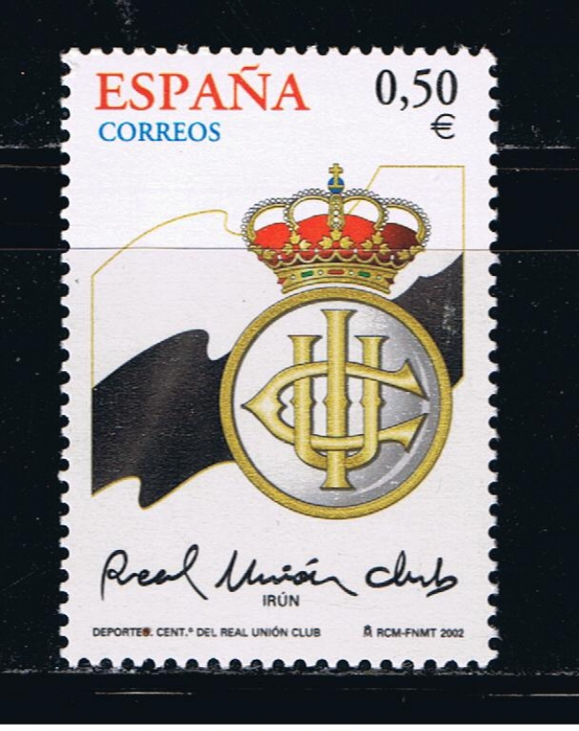 Edifil  3887  Centenario del Real Unión Club.   