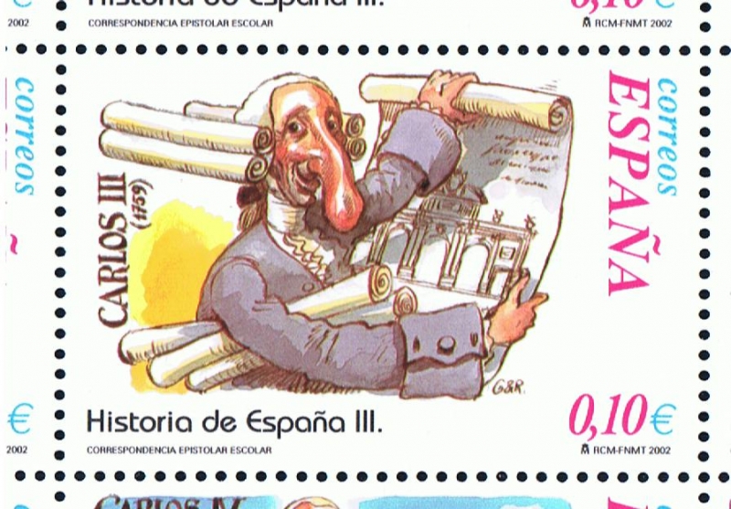 Edifil  3919  Correspondencia Epistolar Escolar. Historia de España.  