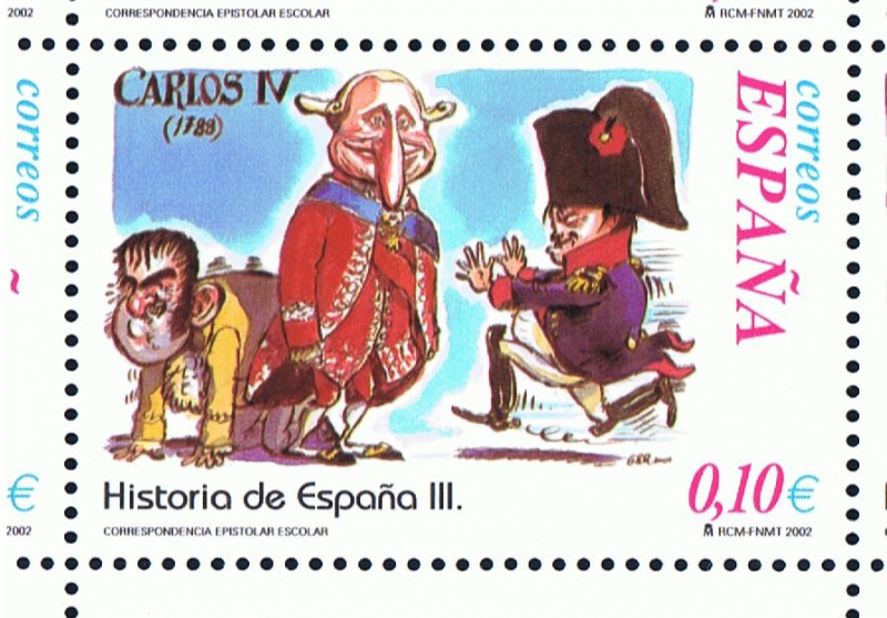 Edifil  3922  Correspondencia Epistolar Escolar. Historia de España.  