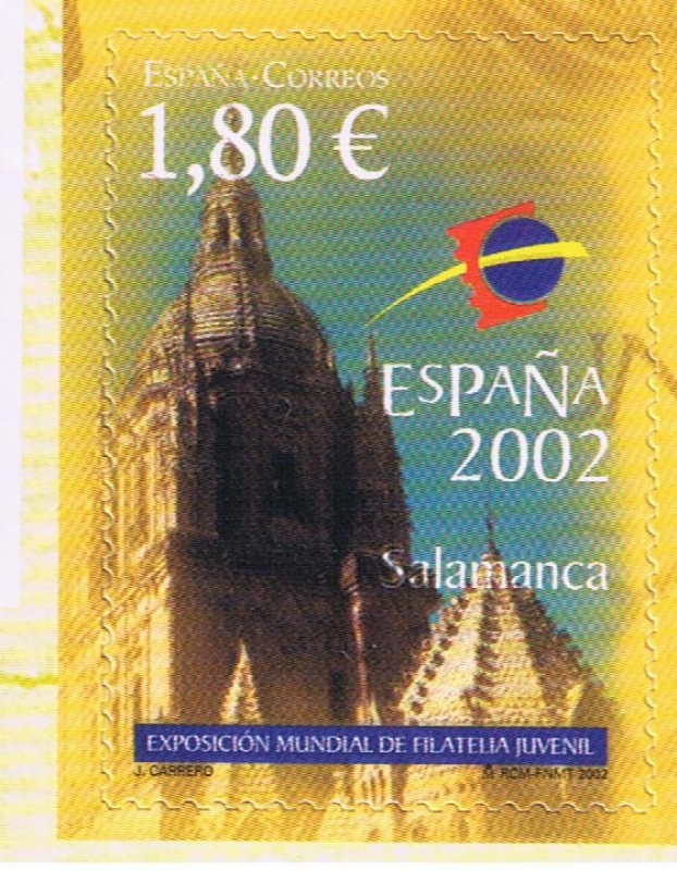 Edifil  3943 I  Exposición Mundial de Filatelia Juvenil España 2002.  Salamanca.  