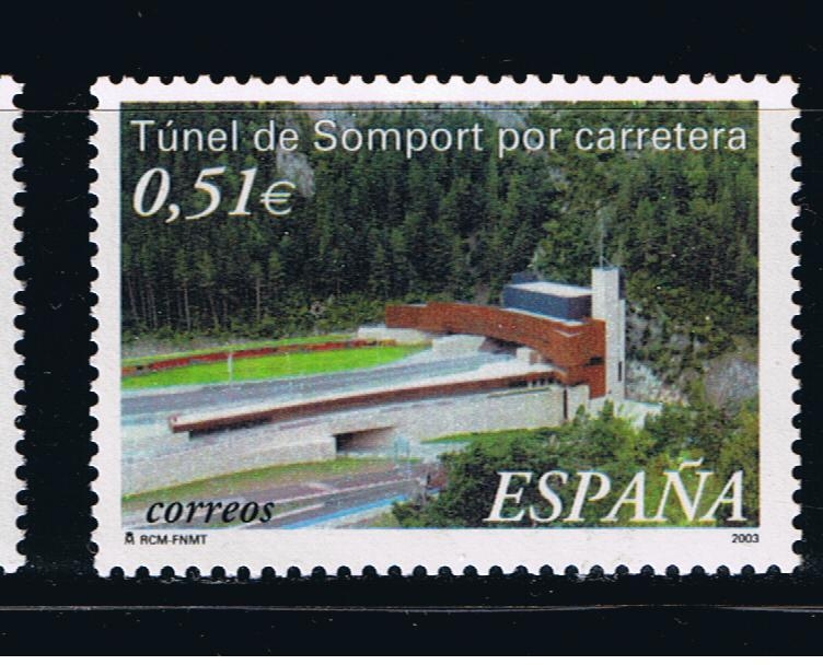 Edifil  3957  Túnel de Somport por carretera.  