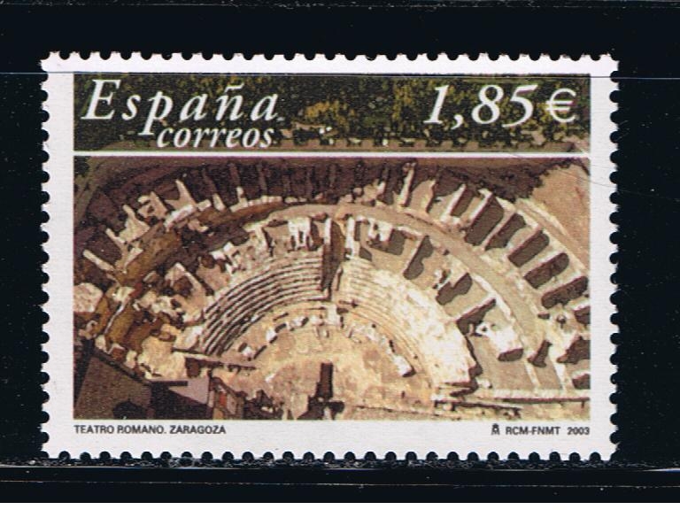 Edifil  3984  Teatro romano de Zaragoza.  