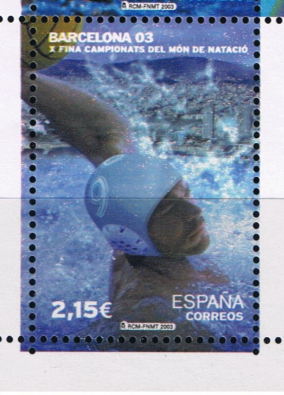 Edifil  3991 E  Campeonatos del Mundo de Natación Barcelona´03.  