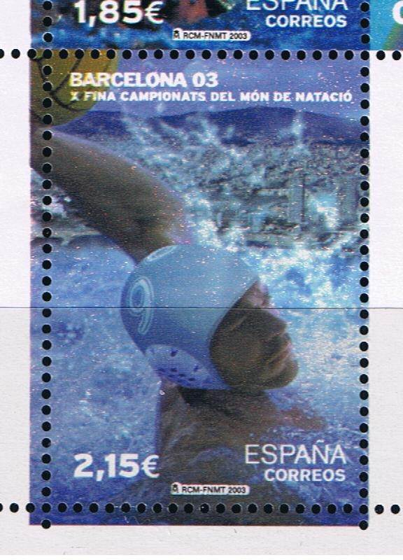 Edifil  3991 E  Campeonatos del Mundo de Natación Barcelona´03.  