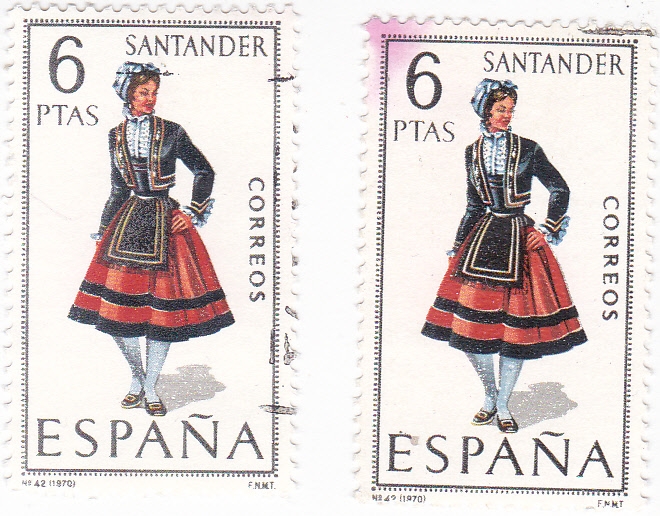 SANTANDER -Trajes típicos españoles (U)