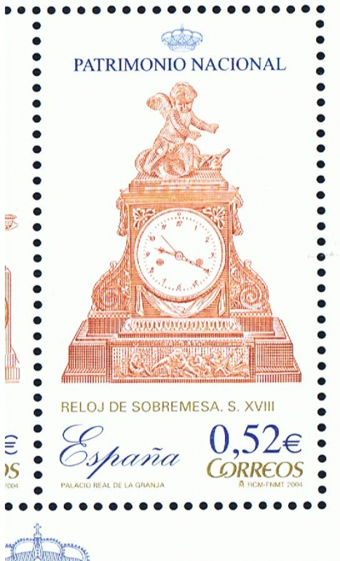 Edifil  4071 B   Patrimonio Nacional. Relojes.  