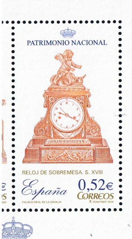 Edifil  4071 B   Patrimonio Nacional. Relojes.  