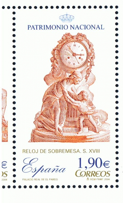 Edifil  4071 D  Patrimonio Nacional. Relojes.  