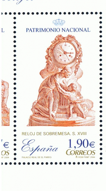 Edifil  4071 D  Patrimonio Nacional. Relojes.  