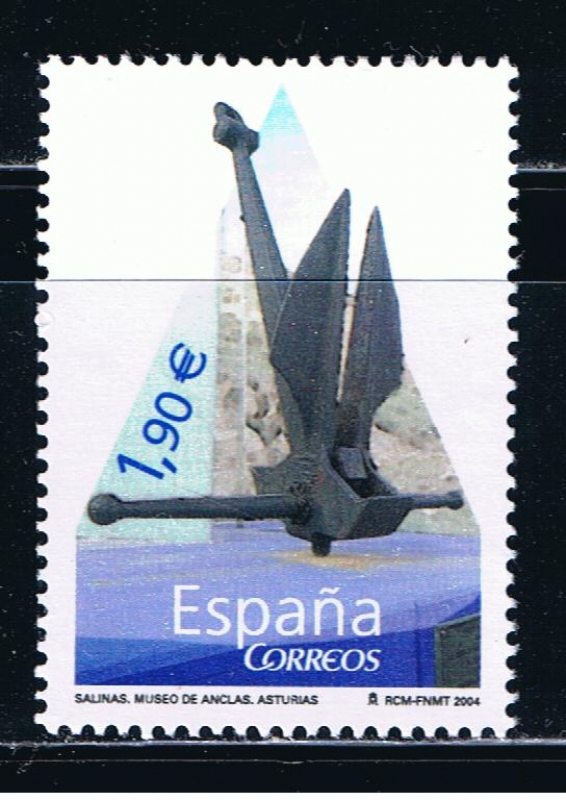 Edifil  4101  Museo de Anclas ·Philippe Cousteau·. Salinas ( Asturias ).  