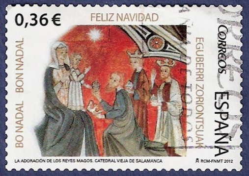 Edifil 4755 Navidad 2012 0,36