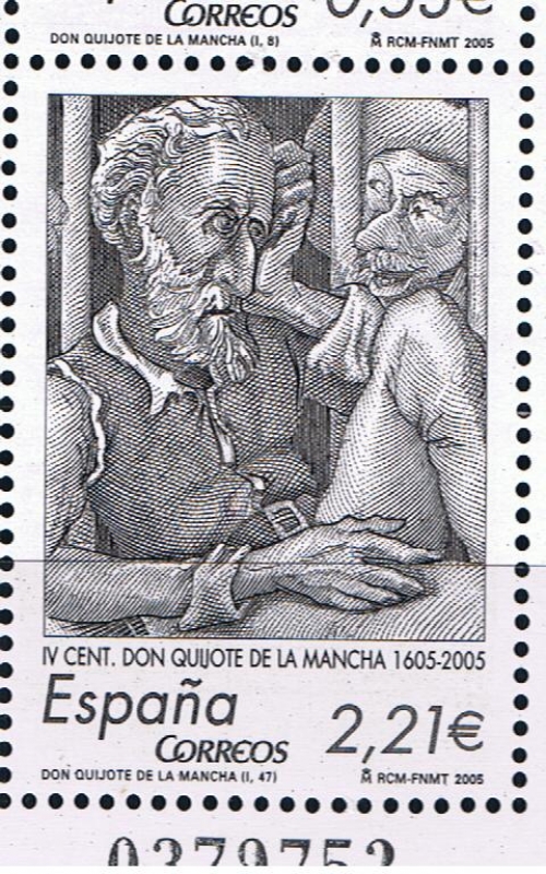 Edifil  4161 D  IV cente. de la publicación de ·El ingenioso hidalgo don Quijote de la Mancha·.  