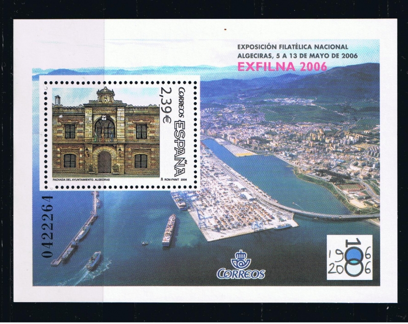 Edifil  4236 SH  Exposición Filatélica Nacional Exfilna 2006. Algeciras.  