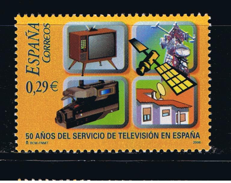 Edifil   4282  50º aniv. del Servicio de Televisión Española. 