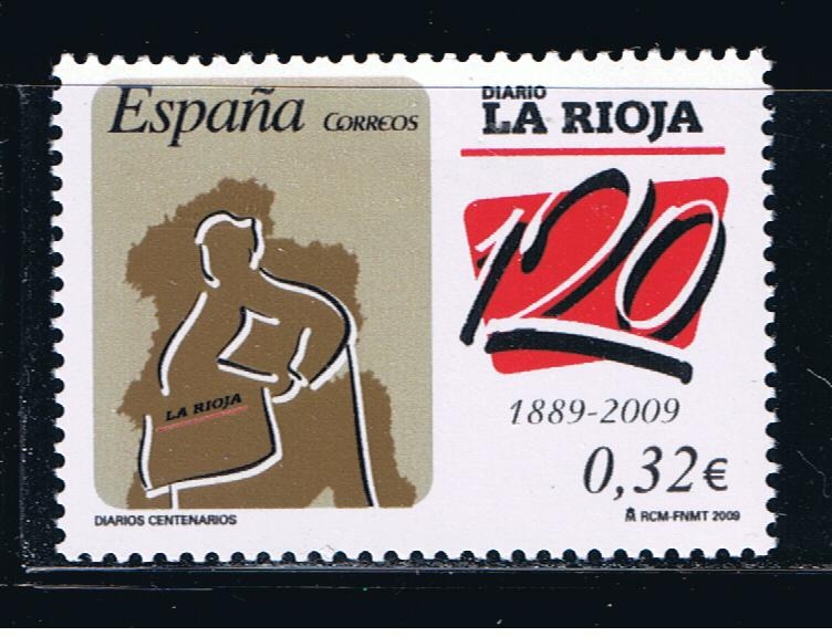 Edifil  4461  Diarios centenarios. Diario La Rioja. (1889)  