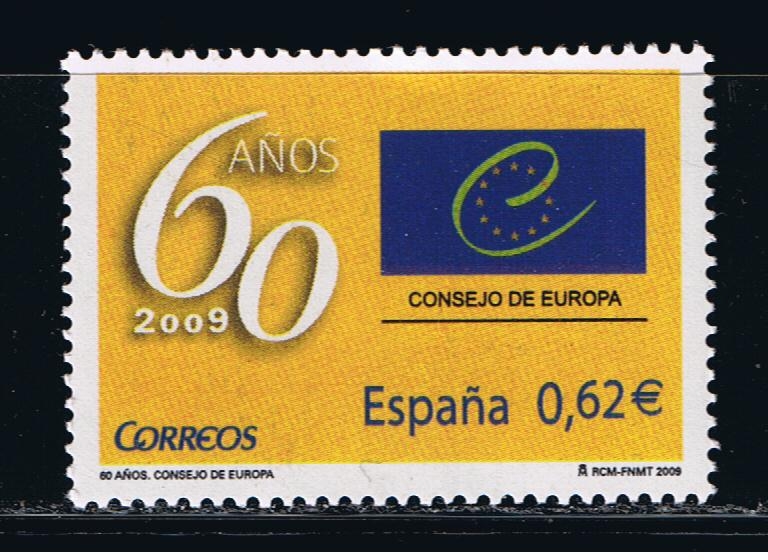 Edifil  4482  60 aniv. Consejo de Europa.  