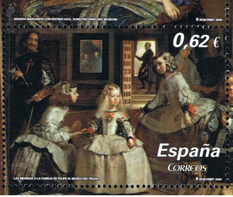 Edifil  4519 A  Velázquez. Emisión conjunta España-Austria.  