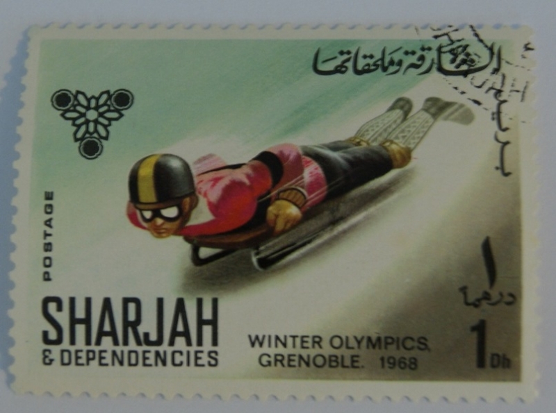 Sharjah & Dependencies; Olimpiadas de invierno, Grenoble, 1968. Luger