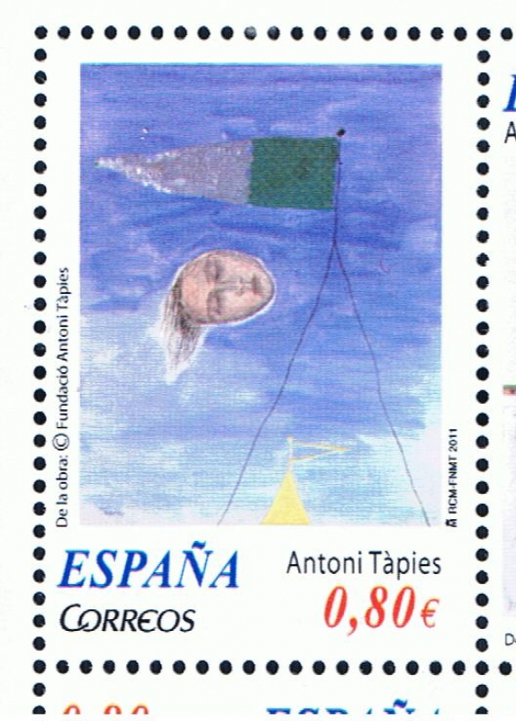 Edifil  4664 A  Arte contemporáneo. Antoni Tápies.  