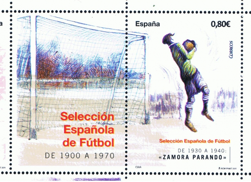 Edifil  4665 B  Deportes. Selección Española de Fútbol 1900-1970.  