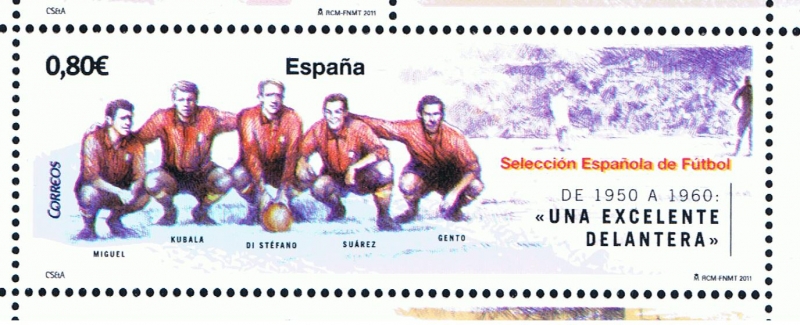 Edifil  4665 D  Deportes. Selección Española de Fútbol 1900-1970.  