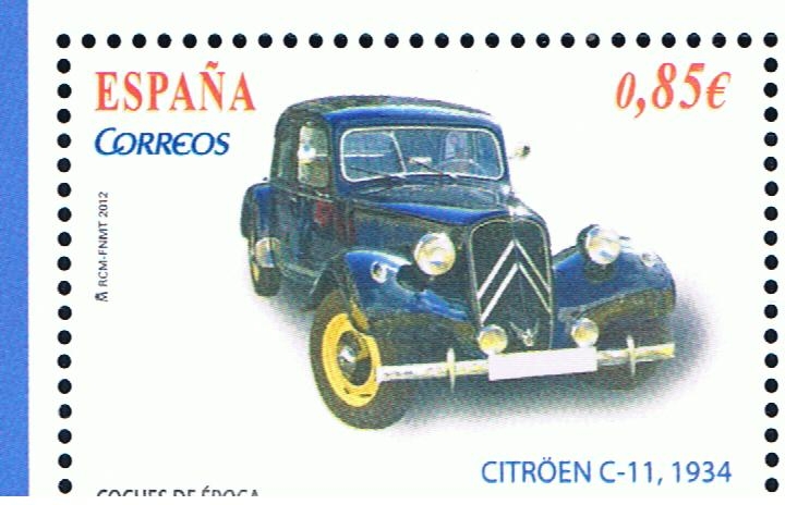 Edifil  4725 A  Coches de época.  