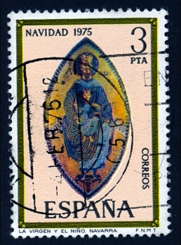 1975 Navidad. La Virgen y el Niño. - Edifil:2300