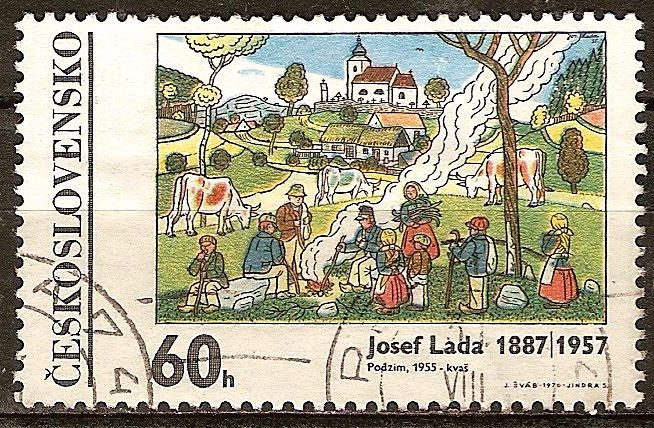 Las pinturas de Joseph Lada. 