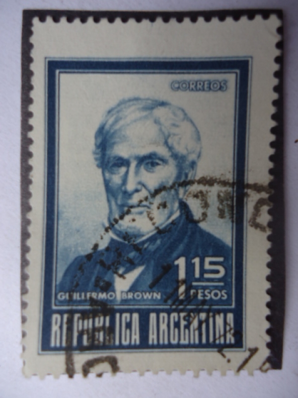 Almiránte: Guillermo Brown -(1777-1857 Irlándes)