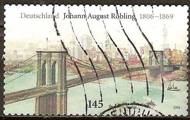  Johann August Roebling 1806-1869,(  (ingeniero y constructor de puentes)Puente de Brooklyn.