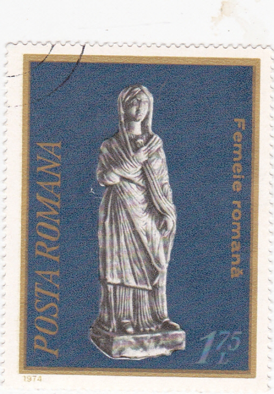 estatua mujer rumana