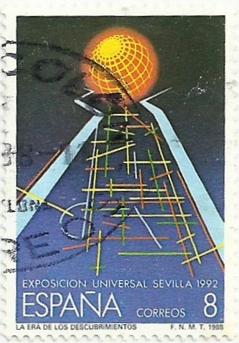 (60). EXPO SEVILLA´92. ABSTRACCIÓN DEL RECINTO DE LA EXPO. EDIFIL 2939