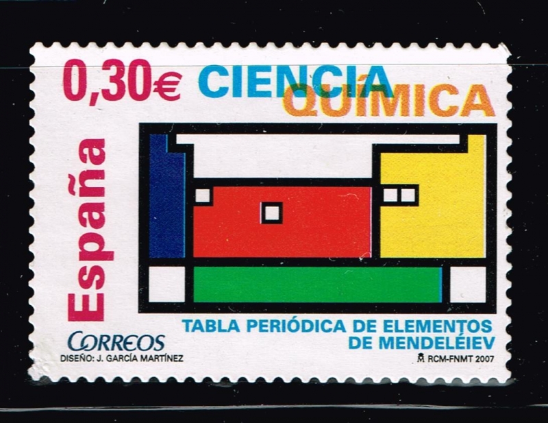 Ciencia Química Tabla periódica de elementos de Mendeleiev