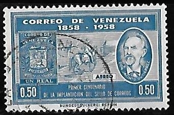 Centº del primer sello de correos, Jacinto Gutierrez