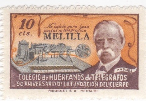 Colegio de Huérfanos de Telégrafos, 50 anivº de la fundación del Cuerpo, Melilla