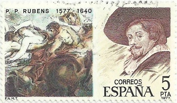 CENTENARIOS. CENTAUROS Y LAPITAS, RETRATO DE RUBENS. EDIFIL 2464