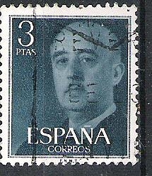 1955 Serie básica. General Franco.