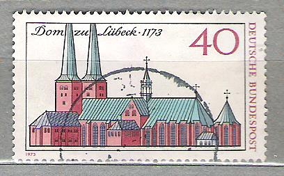 1973 VIII Centenario de la catedral de Lübeck.