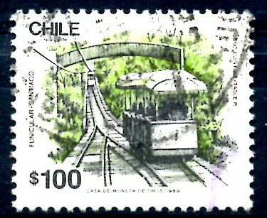 CHILE_SCOTT 843.01 FUNICULAR DE SANTIAGO. $0.20