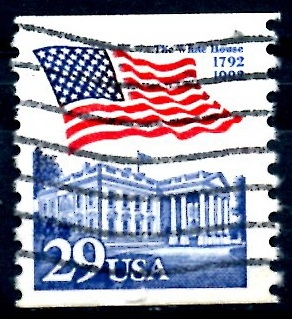 USA_SCOTT 2609.02 BANDERA SOBRE CASA BLANCA. $0,2