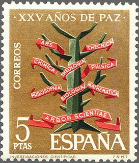 ESPAÑA 1964 1587 Sello Nuevo XXV Años de Paz Española Investigacion