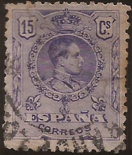 Alfonso XIII  Tipo Medallón  1909  10 cent