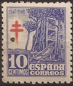 Pro Tuberculosos  1947 10 cents