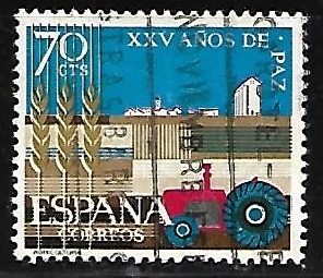 XXV años de Paz Española - Agricultura