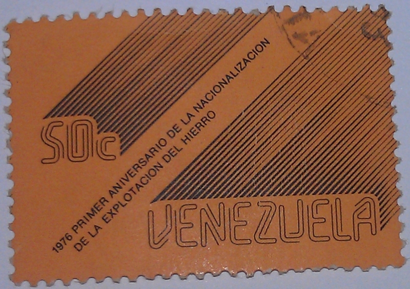 PRIMER ANIVERSARIO DE LA NACIONALIZACION DE LA EXPLOTACION  DEL HIERRO