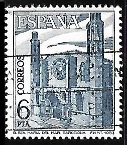 Paisajes y Monumentos -  Basílica de Santa María del Mar (Barcelona)